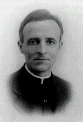 Fr Feeney as a young priest