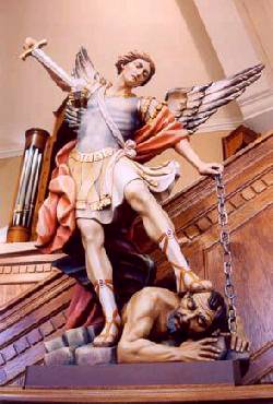 St Michael defeats the Devil
